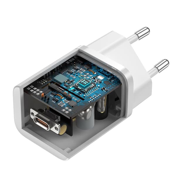 Baseus väggladdare Super Si PD 25W 1x USB-C vit vit