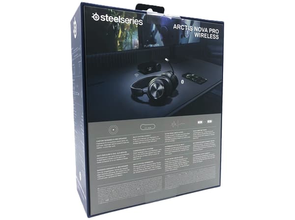 SteelSeries Arctis Nova Pro Wireless trådlös Trådlös headset-system svart