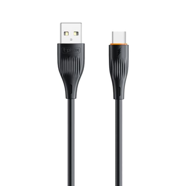 T-PHOX kabel X-LITE TYPE-C svart 1M 3A svart