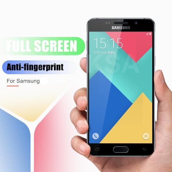 heltäckande skärmskydd för Samsung S7 silver Silver