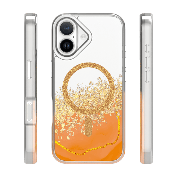 Epoxy Mag-fodral för iPhone 17 6,3'' orange