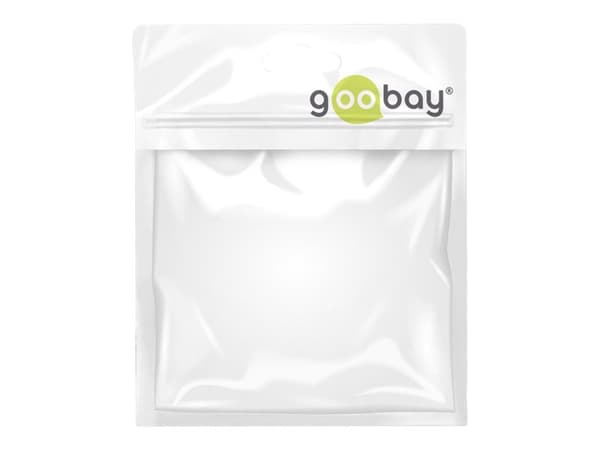 goobay USB-kabel 1m svart Silver