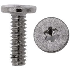Screw (3IP M1.4 × 4.40L LCS Ni Flat Head Silver Nylon Patch P25 Base 3) Google Pixel 10 (Genuine OEM) silver