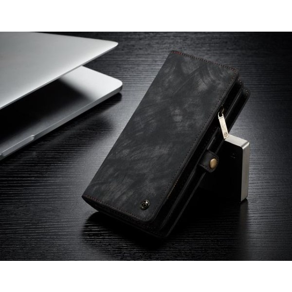 Caseme 008 för SAMSUNG S10 svart BlackAsh