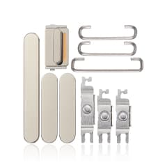 Hårda knappar (ström / volym / omkopplare) för iPhone 14 Pro / 14 Pro Max (guld) guld