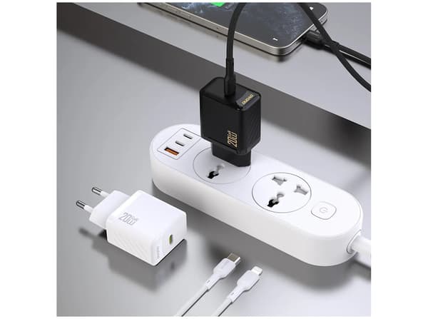 Dudao A26EU Adapter 20W GaN 1xUSB-C vit vit
