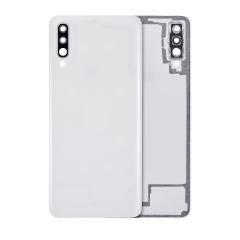 Baksidesglas för Samsung Galaxy A70 (A705 / 2019) (Eftermarknad Plus) (Vit) vit