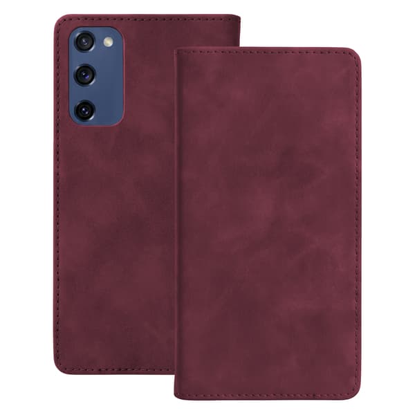 Smart Suede fodral för Samsung Galaxy S20 FE / S20 Lite / S20 FE 5G maroon