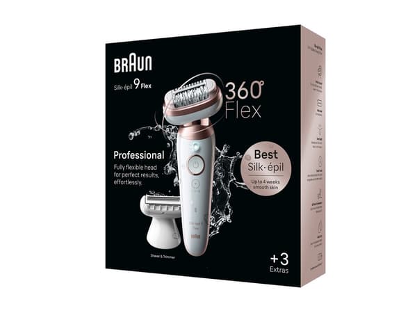 Braun Silk-épil 9 Flex 9-030 Epilator Guld vit
