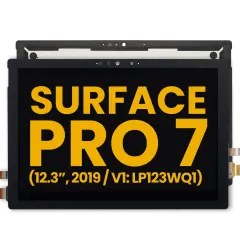 LCD-enhet med digitizer för Microsoft Surface Pro 7 (förlängningskabel ingår) (1866 / Version 1: LP123WQ1) (renoverad)