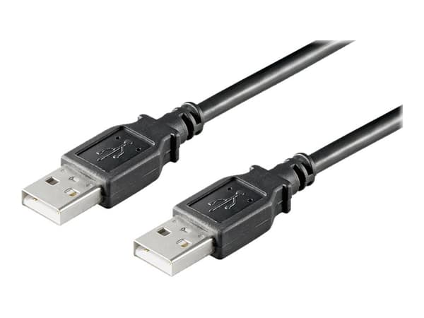goobay USB 2.0 USB-kabel 1.8m svart svart