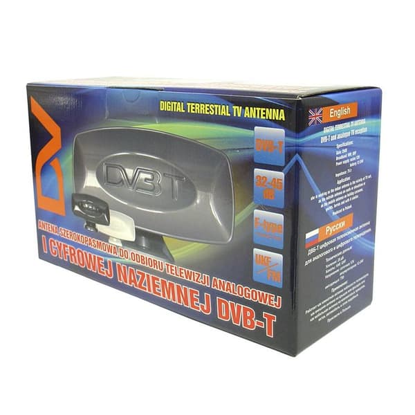 Antenn DVB-T02 inomhus svart svart