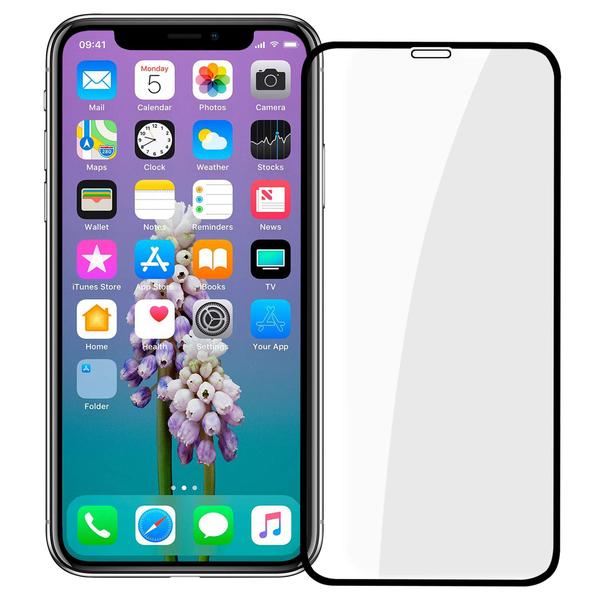 1st Heltäckande  Härdat Glas för Iphone 11 pro  Xs och X Transparent