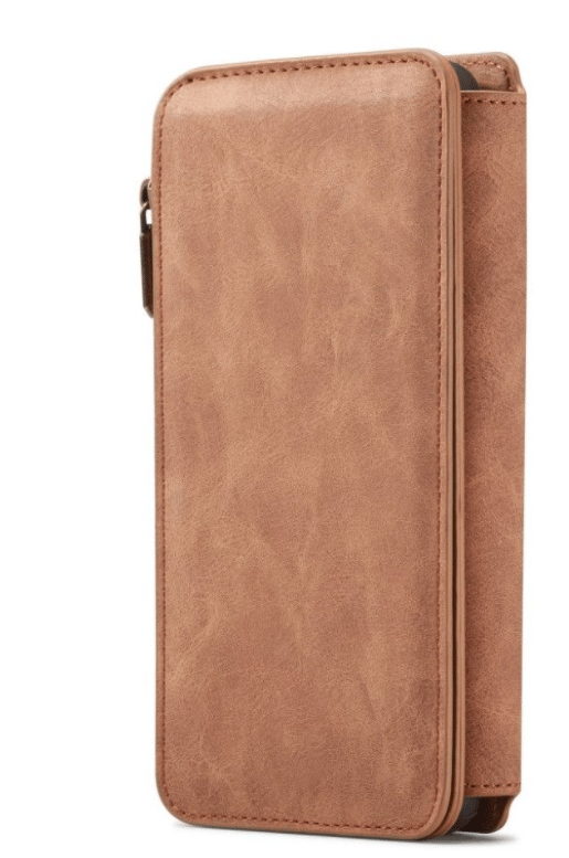Caseme 0018 Läderfodral för iPhone 12/12 Pro Brun brun