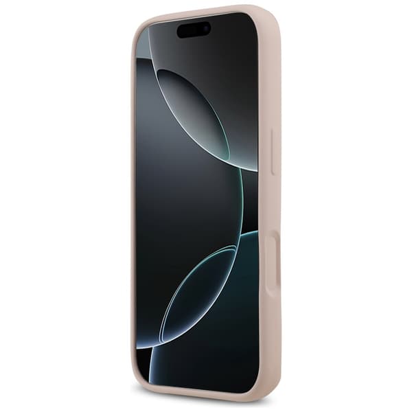 Guess Silicone Big 4G Script skal för iPhone 17 Pro Rosa