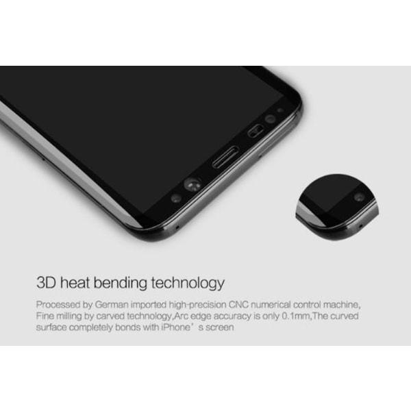 Heltäckande Härdat glas 10 D för Samsung S8 plus