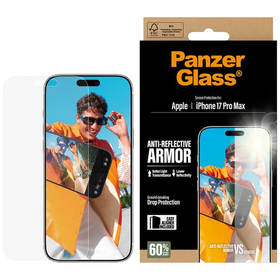 PanzerGlass® Anti-Reflective Armor Skärmskydd 6.3 iPhone 17 Pro Max