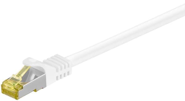 Goobay RJ45 CAT 7 S/FTP CU 1 m White