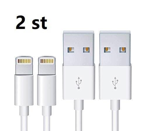 2 st 1m ersättnings iphone kabel