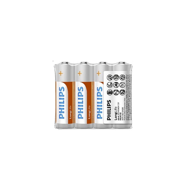 Batteri PHILIPS AA LR6 LONGLIFE 4st