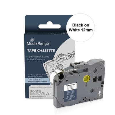MediaRange Plastic tape cassette, för label printers using Brother TZ-231/TZe-231