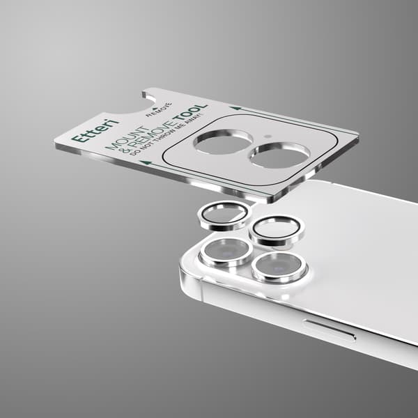 Etteri Camera Lens Protector for iPhone 17 White vit