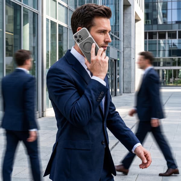 Luxgrip Mag skal för iPhone 11 grå