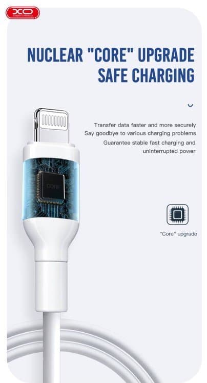 2 st 2m XO USB-A till Lightning-kabel