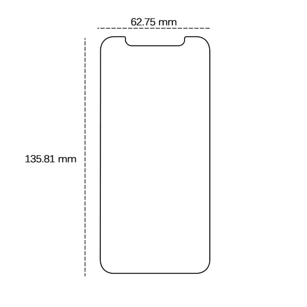 Tempered Glass 2.5D for iPhone X / XS / 11 Pro