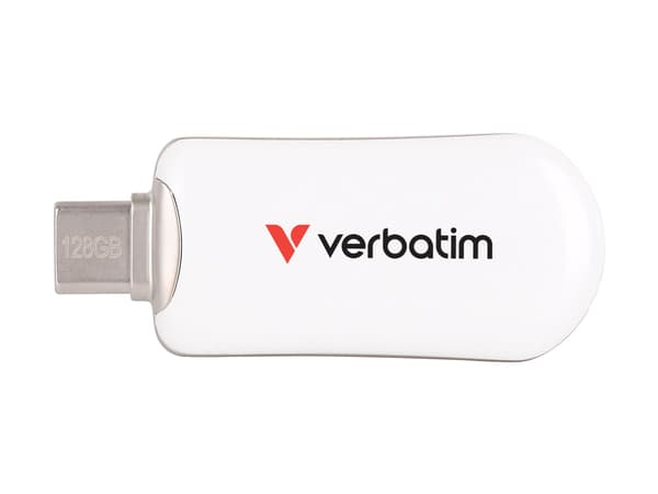 Verbatim Plectra 128GB USB stick vit