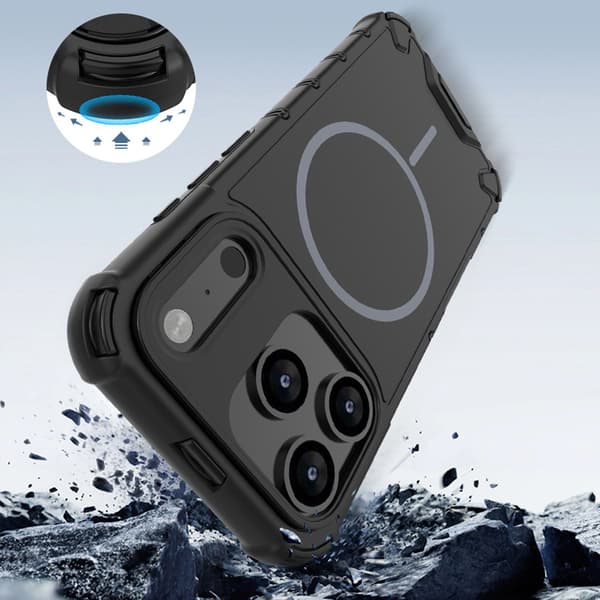 Defender 2in1 Mag skal för iPhone 15 svart