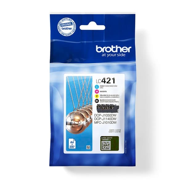 Brother LC 421M Magenta 200 sidor bläck