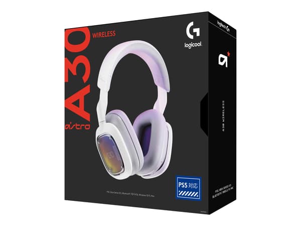 ASTRO Gaming A30 trådlös Kablet hörlurar lila vit