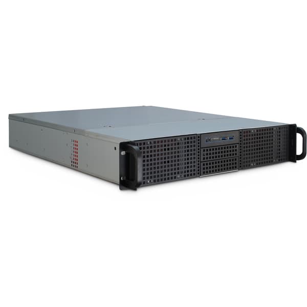 Inter-Tech IPC 2U-20255 Rackversion Fuld AT svart