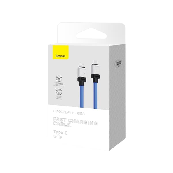 Baseus kabel CoolPlay USB-C - Lightning 2m 20W blå