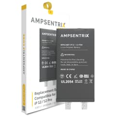 Replacement Battery Core For iPhone 12 / 12 Pro (Spot Welding Required) (AmpSentrix Core) röd