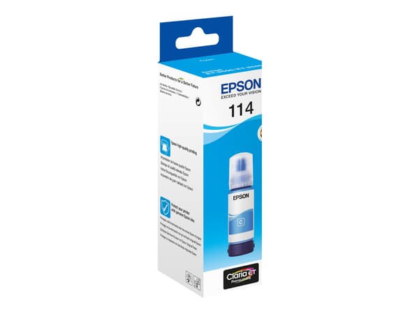Epson EcoTank 114 Grå 2300 sidor Bläkrefill C13T07B540 grå
