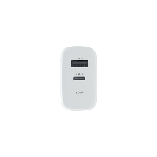 Maxlife PD QC MXTC-10-30AC nätladdare 1x USB-C 1x USB 30W svart