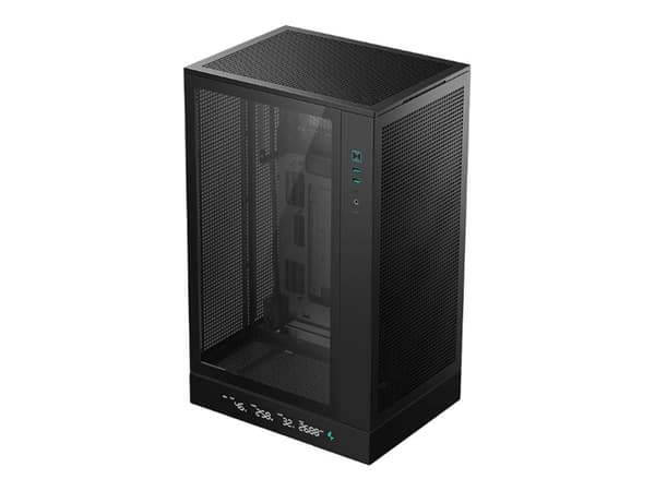 DeepCool CH270 DIGITAL Tower Micro ATX svart svart