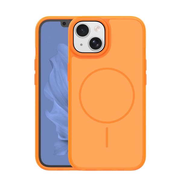 Frame Thin Mag-fodral för iPhone 13 6,1\" orange