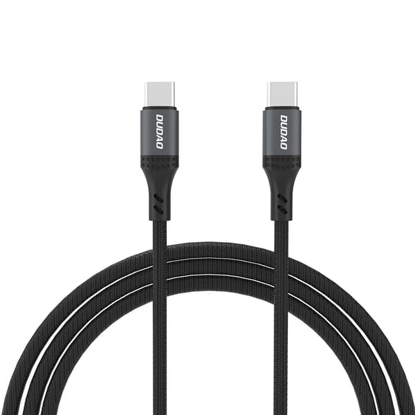 Dudao L3CC USB 2.0 USB-C kabel 60W 1 m svart