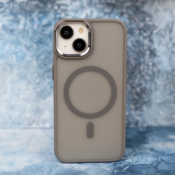 Frozen Mag skal för iPhone 16 Pro Max grå