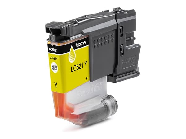 Brother LC521Y Gul 500 sidor bläck