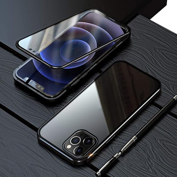 Magnet fodral för iphone 12 pro max svart