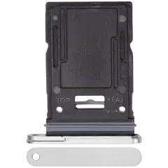 Micro SD SIM-kortsfack för Samsung Galaxy Tab S9 FE Plus (X610) (endast WiFi) (2023) (silver) silver