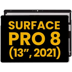 LCD-enhet med digitizer för Microsoft Surface Pro 8 (renoverad) (svart)