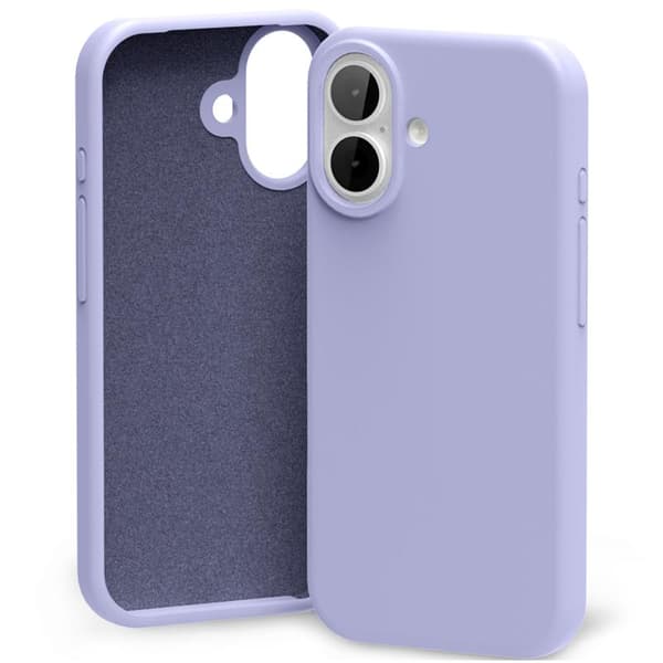 Etui Mercury Silicone till iPhone 17 lavendelgrå