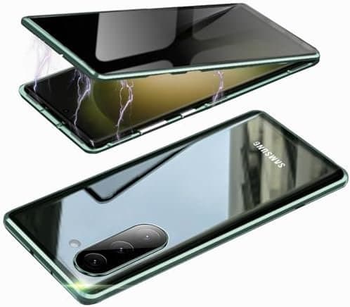 Sekretess Dubbelfodral för Samsung S24 Grön