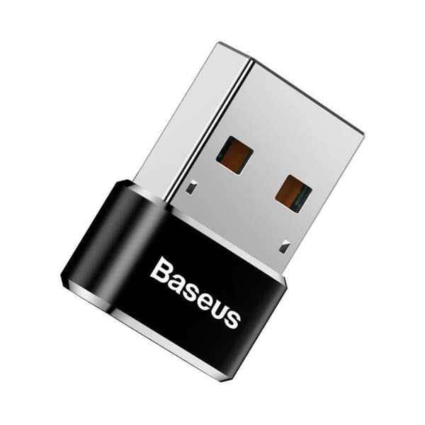 Baseus OTG-adapter mini USB-C - USB-omvandlare svart svart