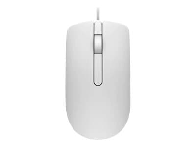 Dell MS116 Optisk Kablet vit